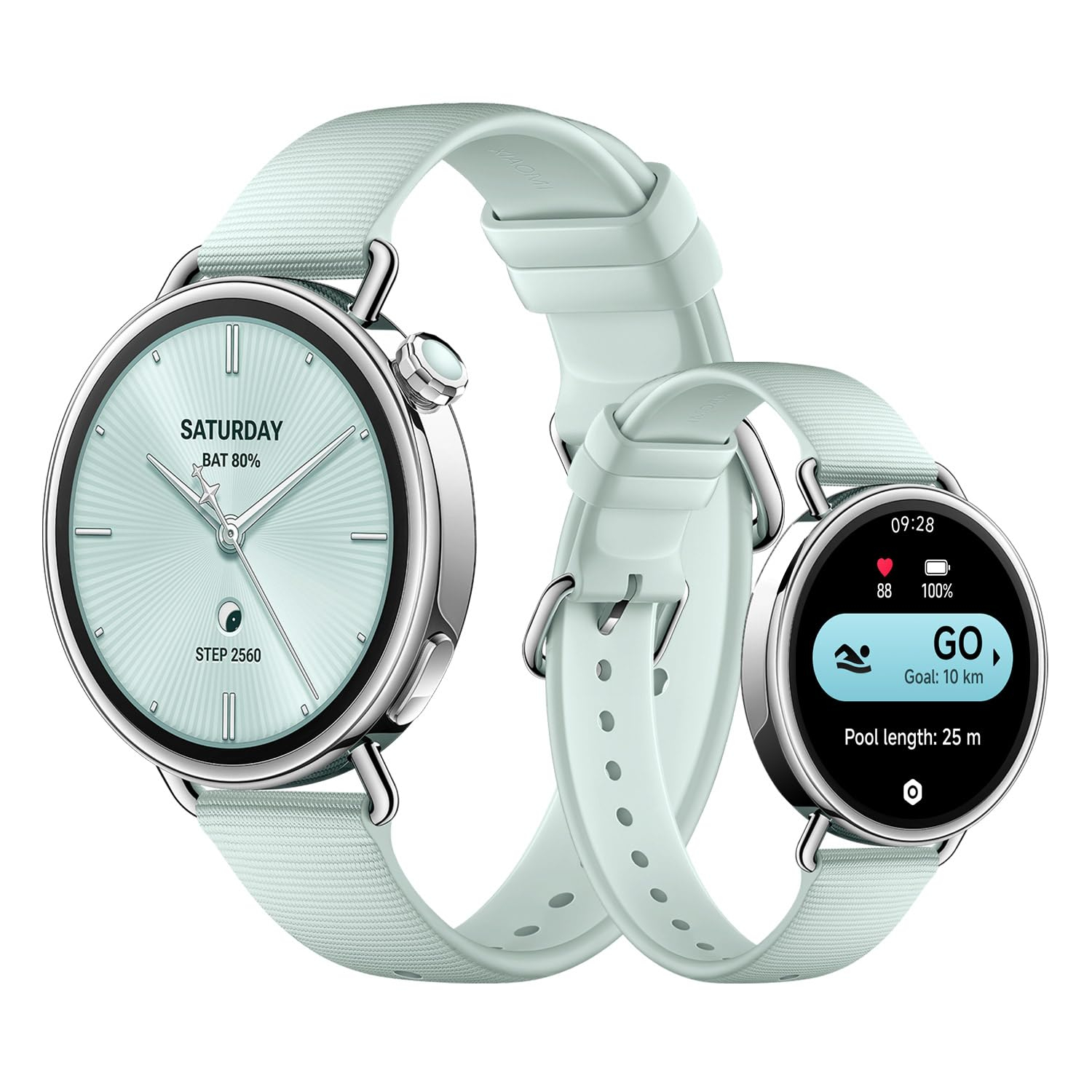 XIAOMI Watch S4 41mm, Smartwatch, Diámetro de 41 mm, Cuerpo Ultraligero de 32g,
