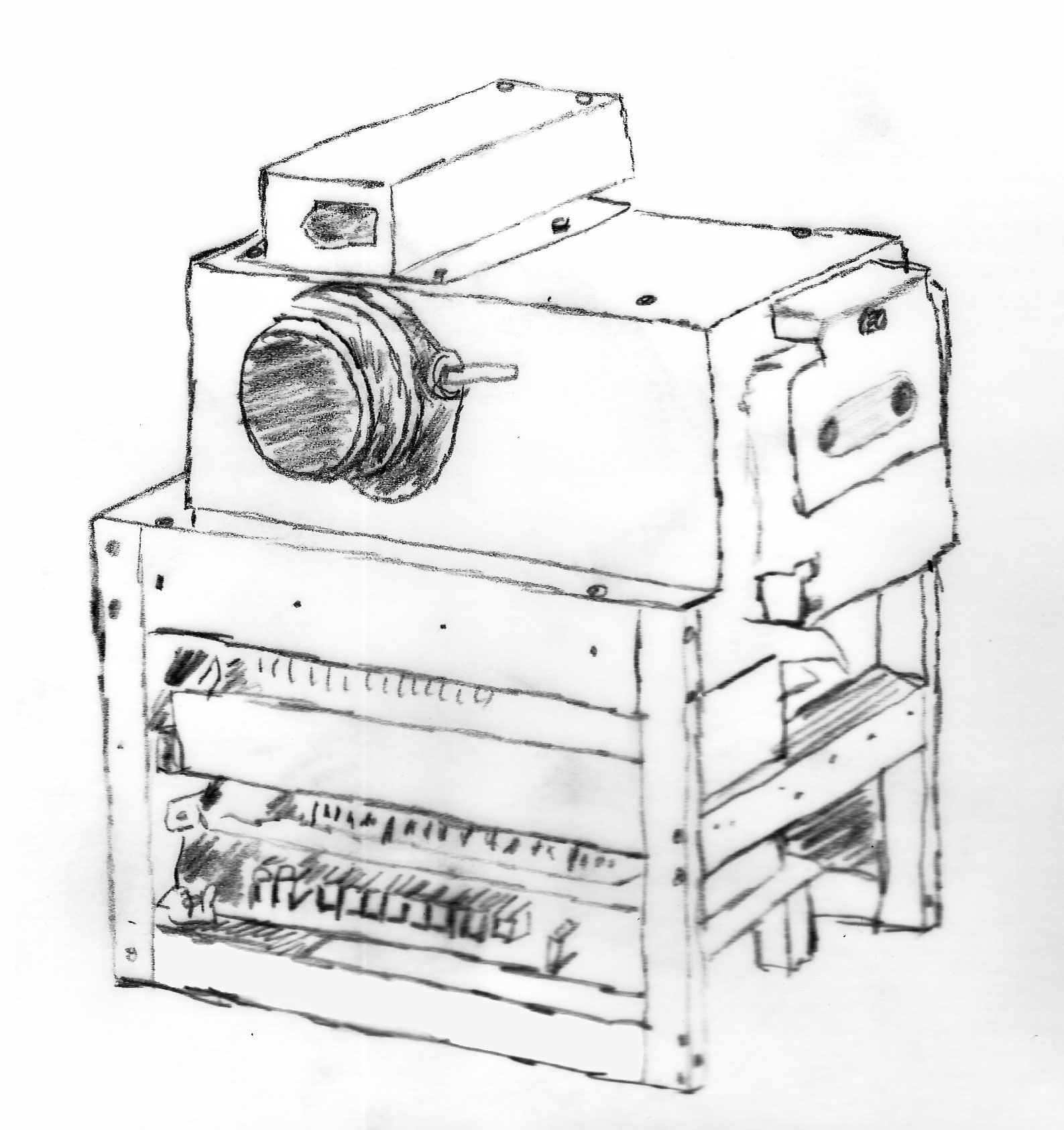 Steve Sasson junto al prototipo de cámara digital Kodak 1975