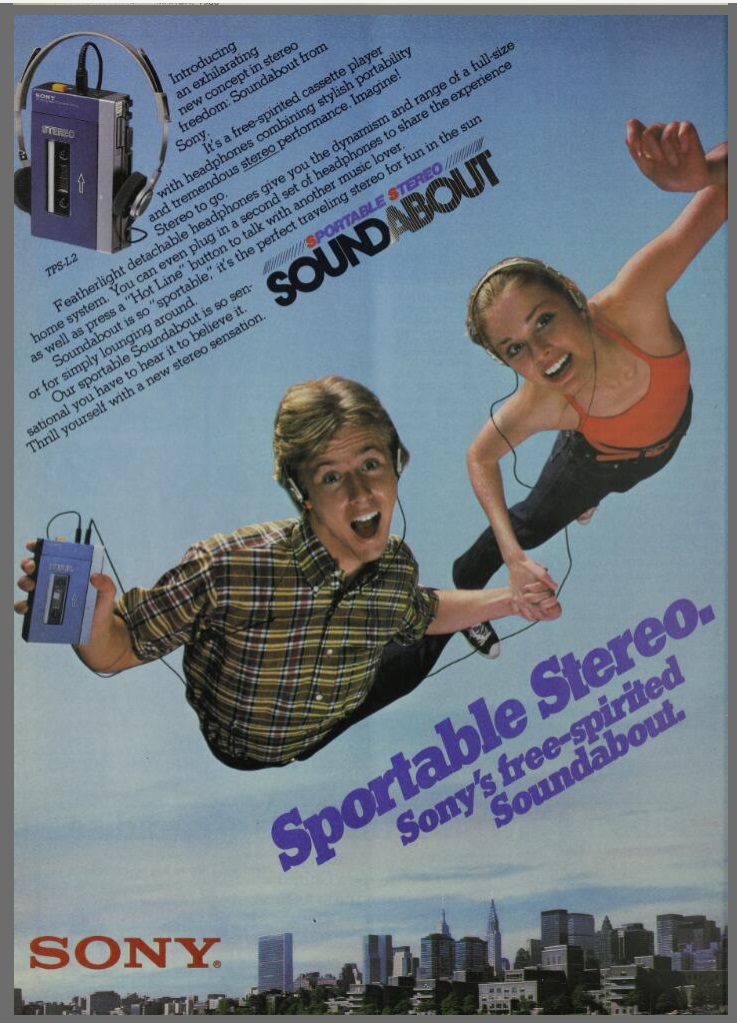 Anuncio Sony Walkman publicidad original
